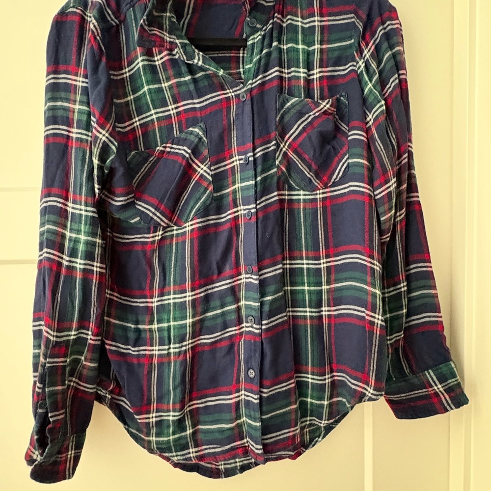Lucky Brand Multicolor Plaid Shirt- Size Medium